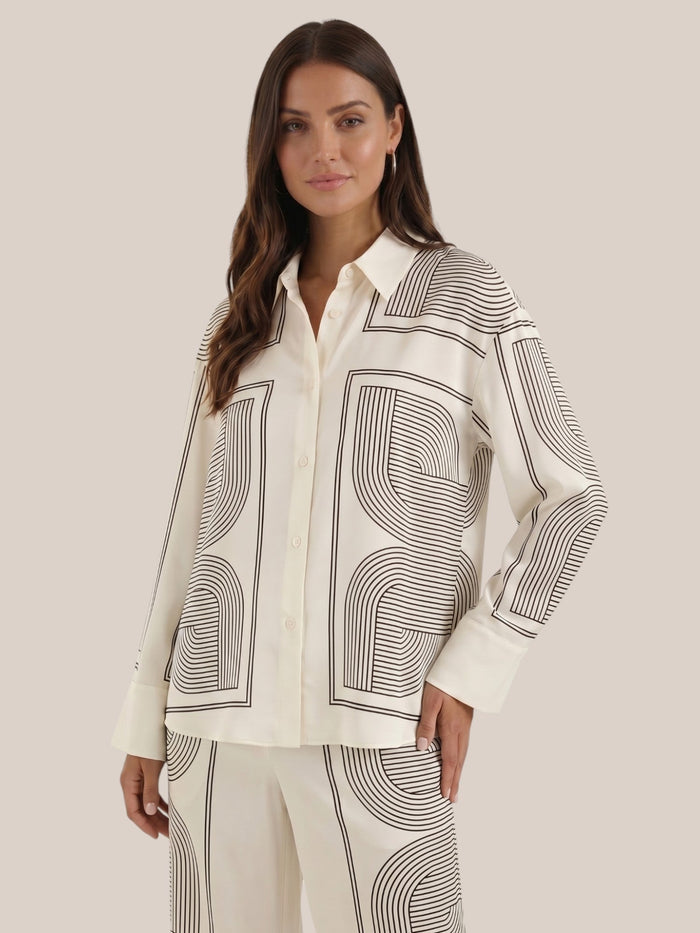 Judy Chemise À Motif Géométrique