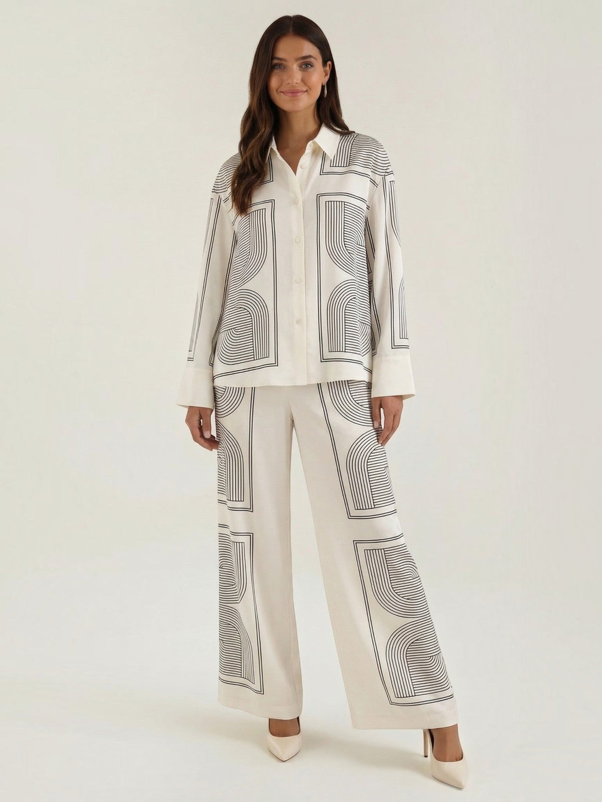 Judy Chemise À Motif Géométrique