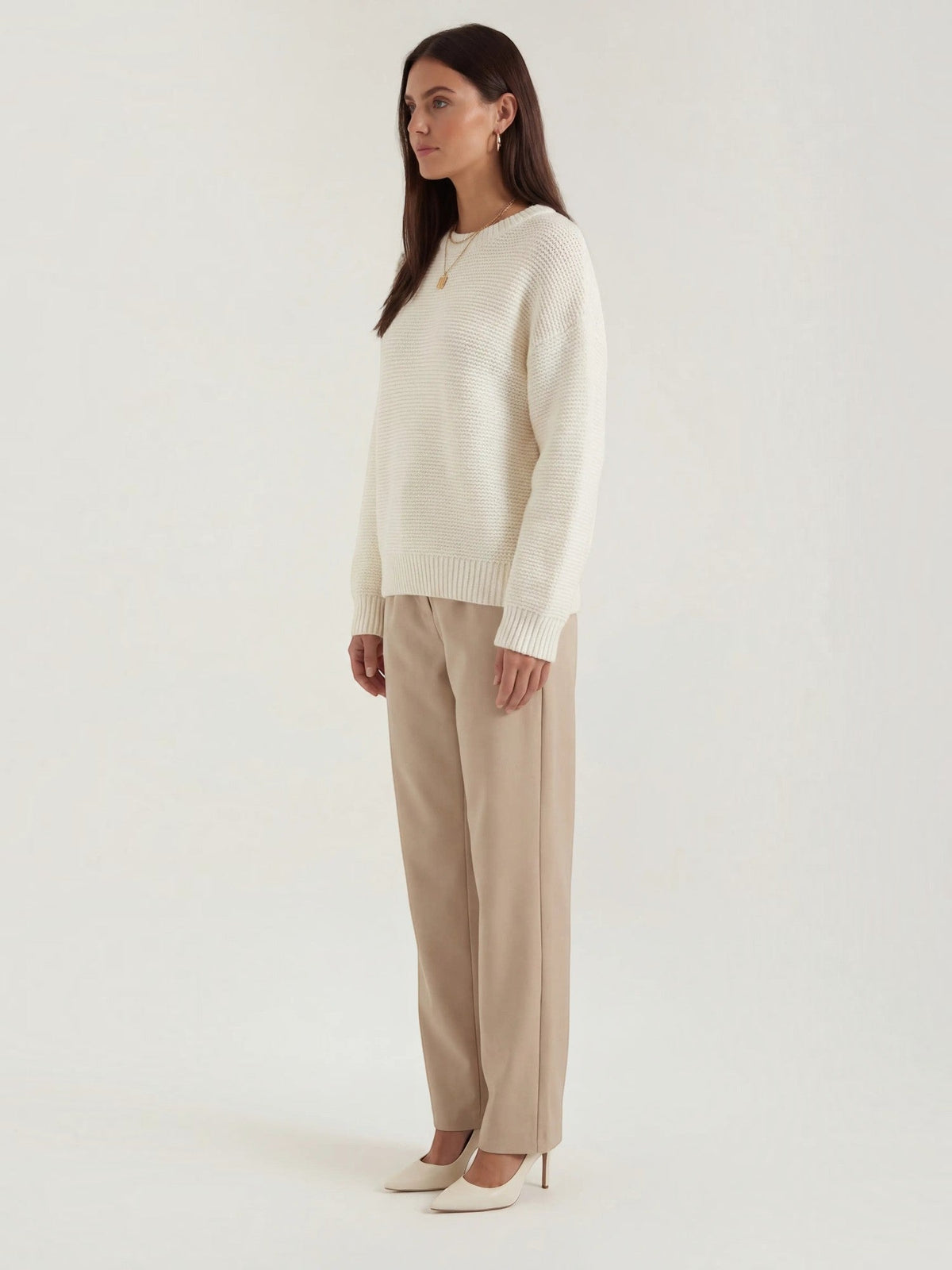 Julia Pull En Maille Côtelée