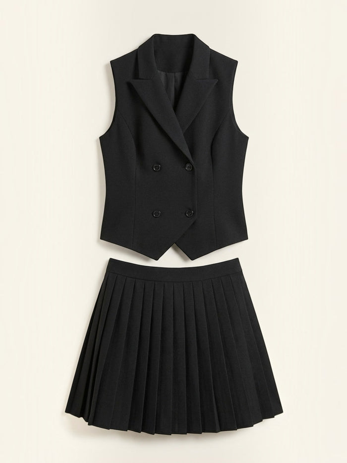 Kimberly Ensemble Blazer Gilet Jupe