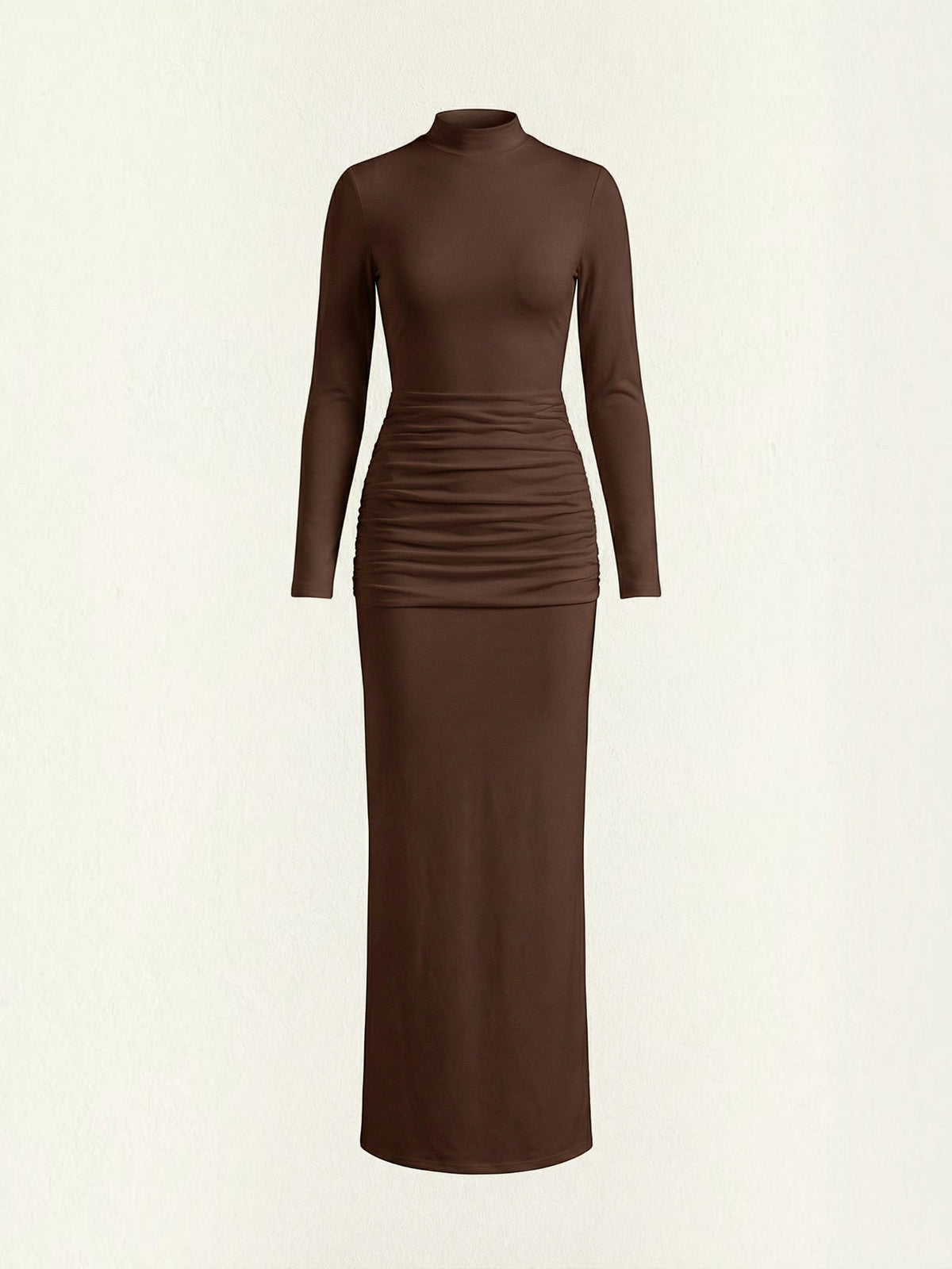 Krista Robe Longue À Col Roulé