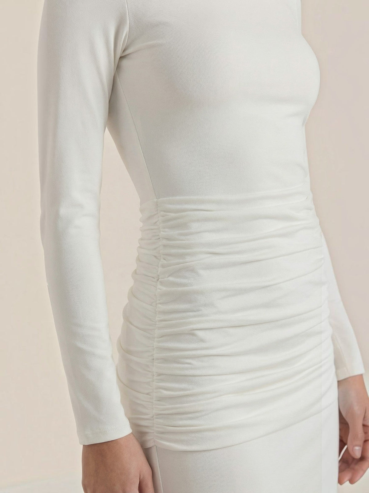 Krista Robe Longue À Col Roulé