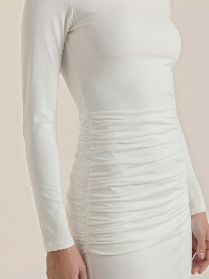 Krista Robe Longue À Col Roulé