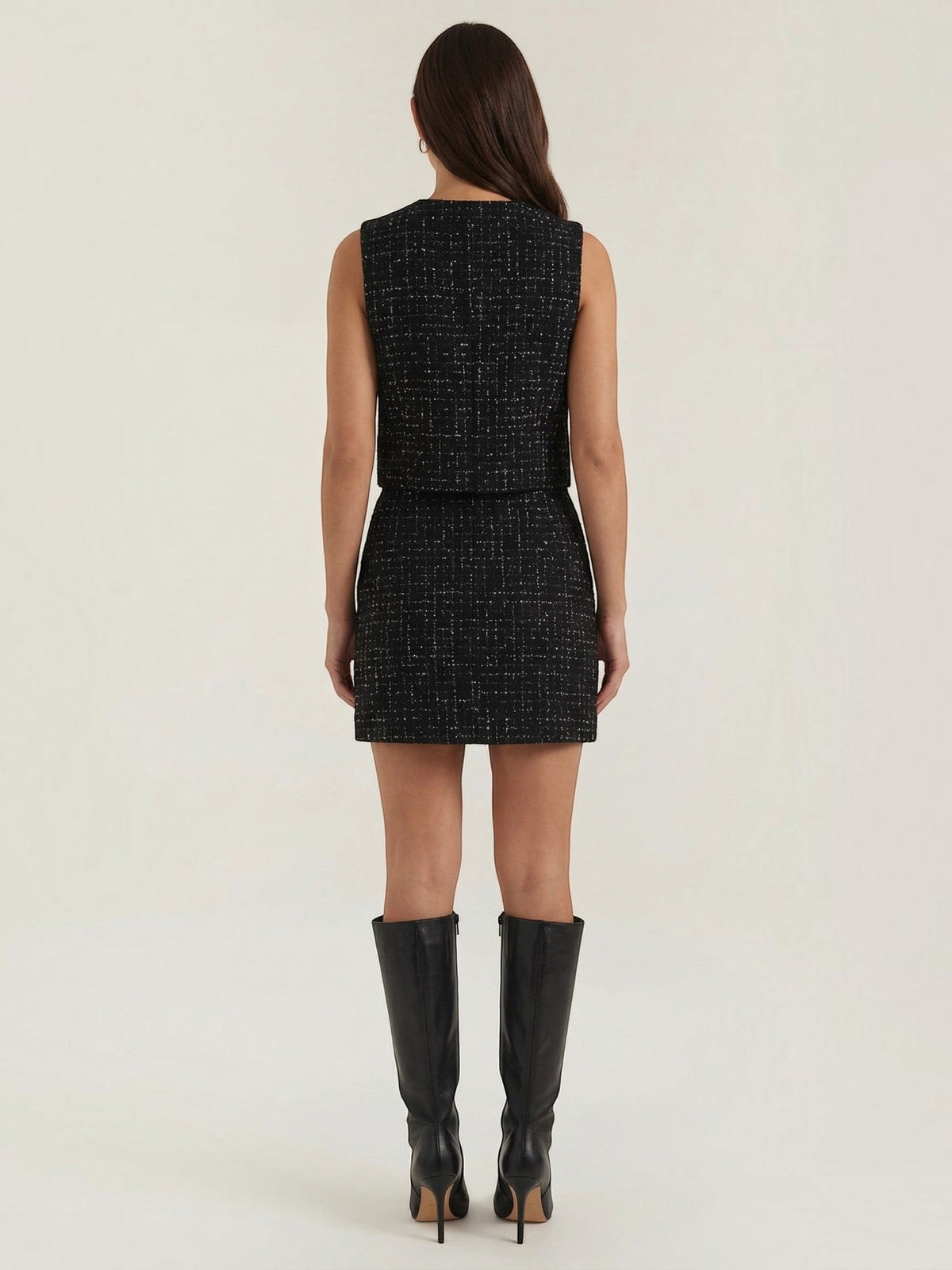 Kyrenia Veste Structurée Effet Tweed