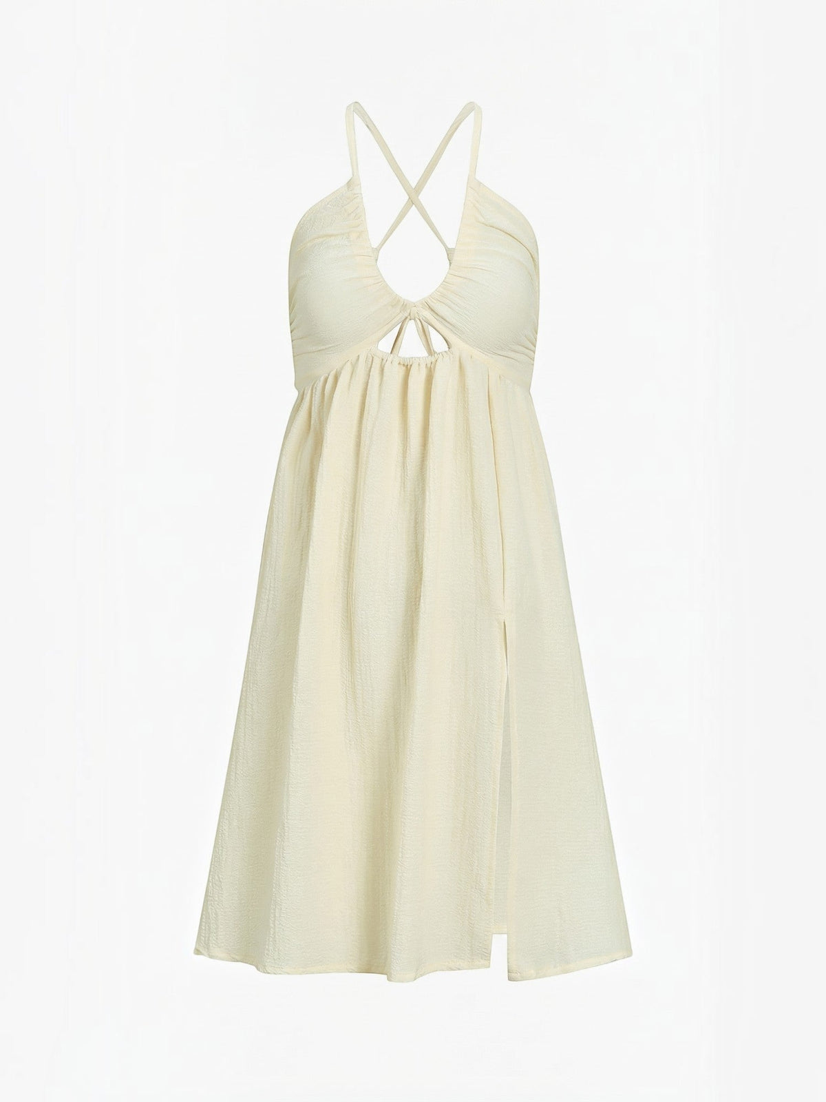 Linda Robe Midi Découpée