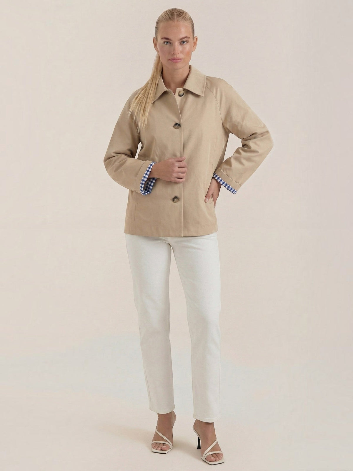 Lindsay Jacke mit Hemdkragen und Knopfleiste
