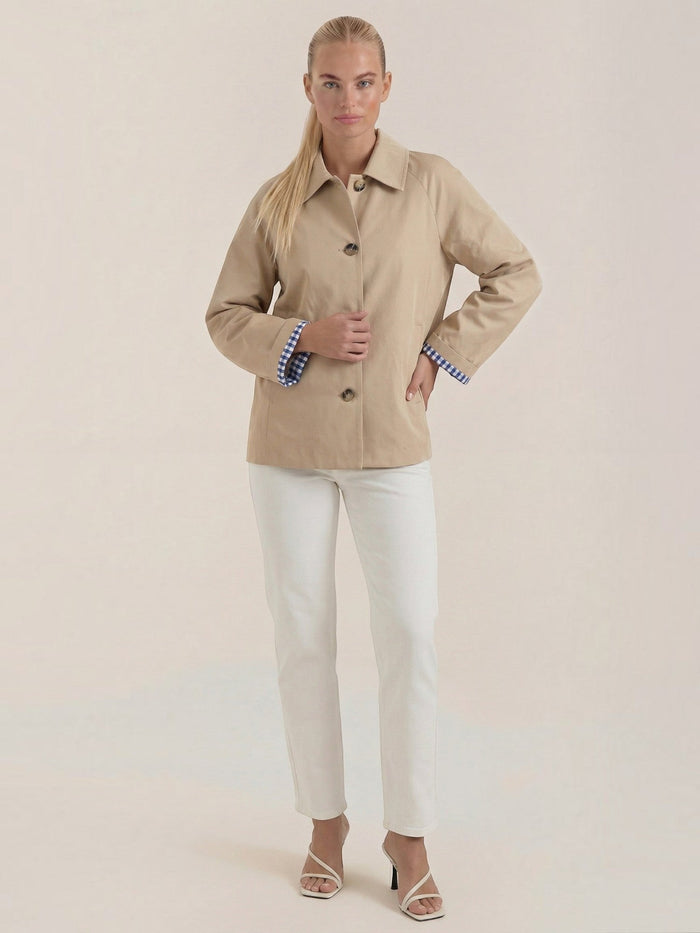 Lindsay Jacke mit Hemdkragen und Knopfleiste