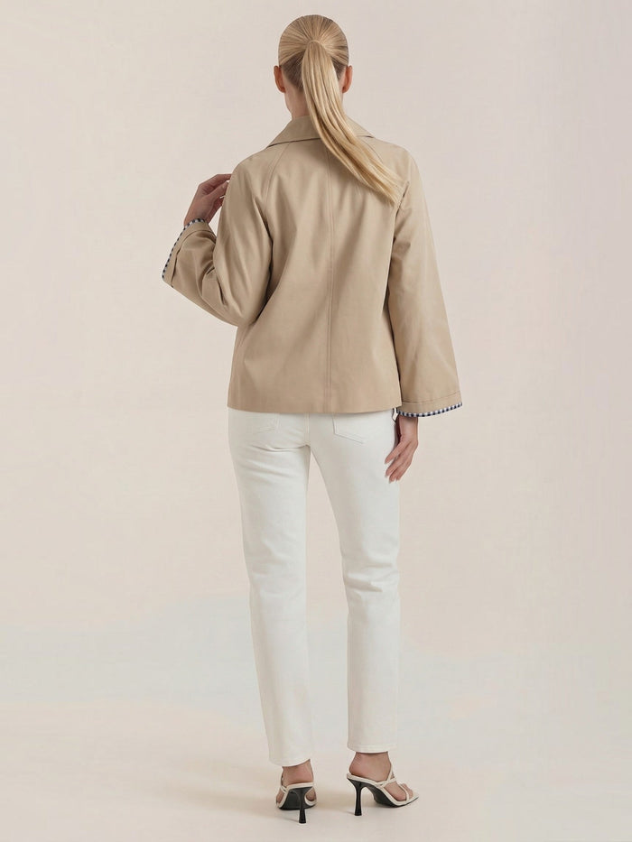 Lindsay Jacke mit Hemdkragen und Knopfleiste