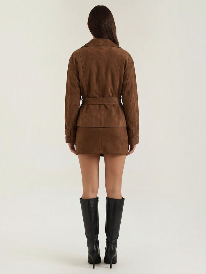 Lorraine Jacke mit Bindegürtel