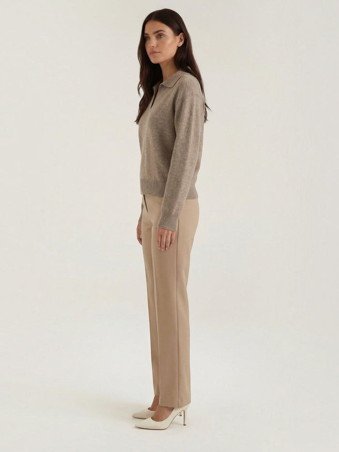 Margaret Pull En Maille À Col Polo
