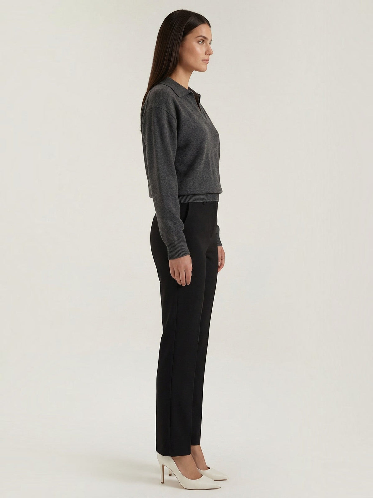 Margaret Pull En Maille À Col Polo