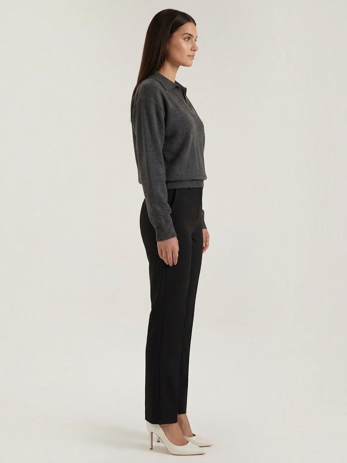 Margaret Pull En Maille À Col Polo