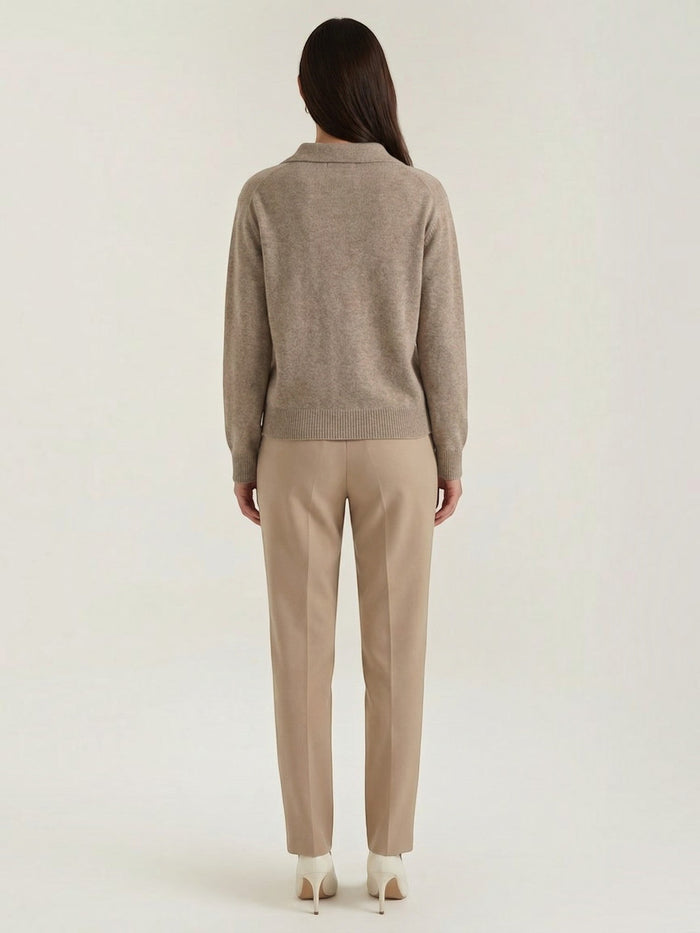 Margaret Pull En Maille À Col Polo