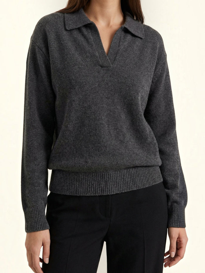 Margaret Pull En Maille À Col Polo
