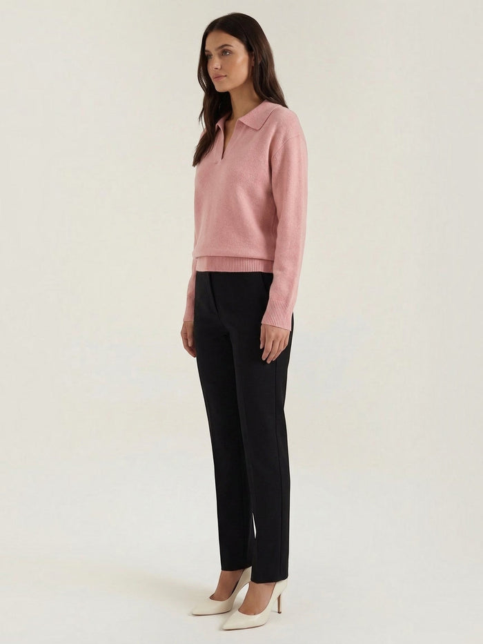 Margaret Pull En Maille À Col Polo
