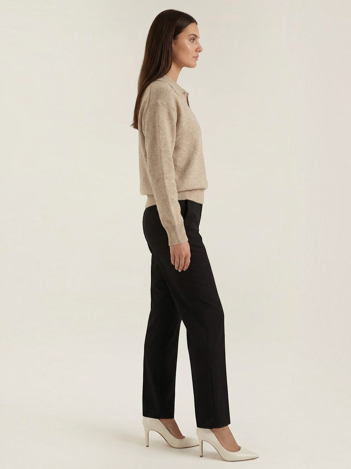 Margaret Pull En Maille À Col Polo