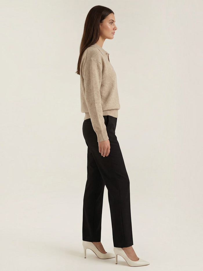 Margaret Pull En Maille À Col Polo