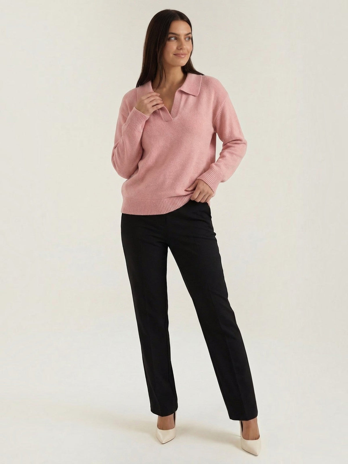Margaret Pull En Maille À Col Polo