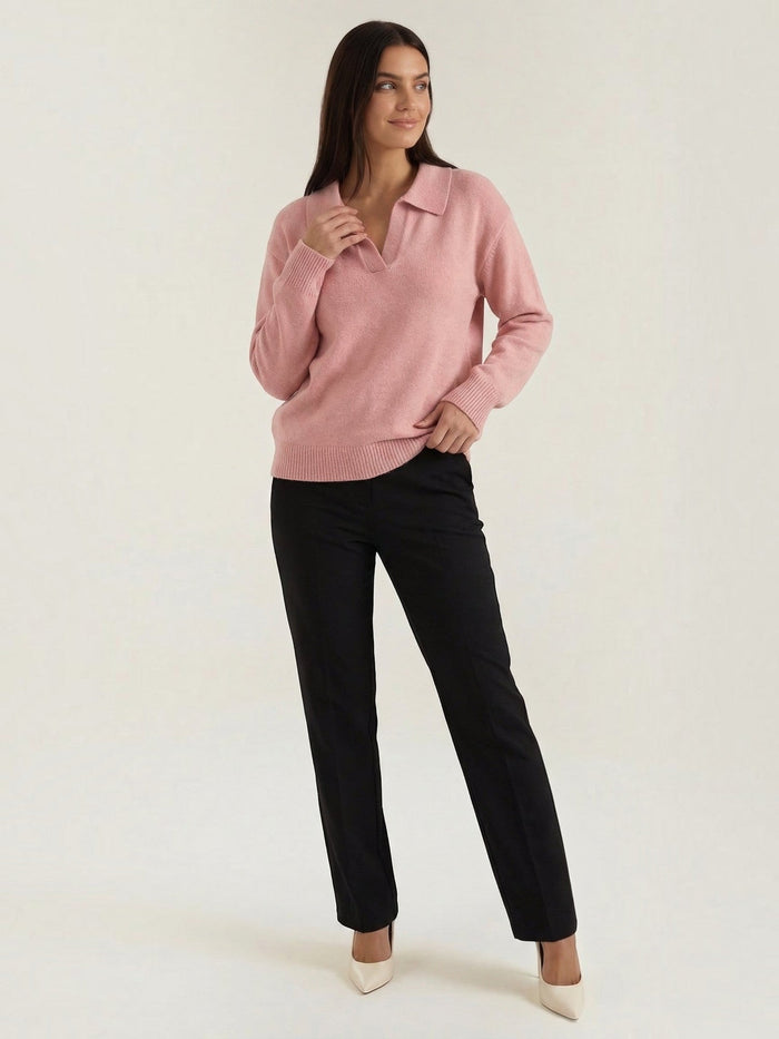 Margaret Pull En Maille À Col Polo