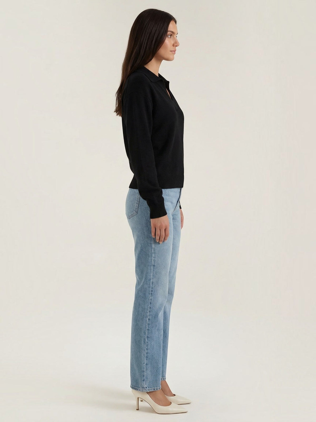 Margaret Pull En Maille À Col Polo