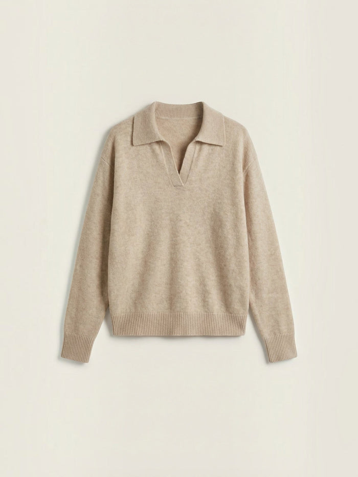 Margaret Pull En Maille À Col Polo