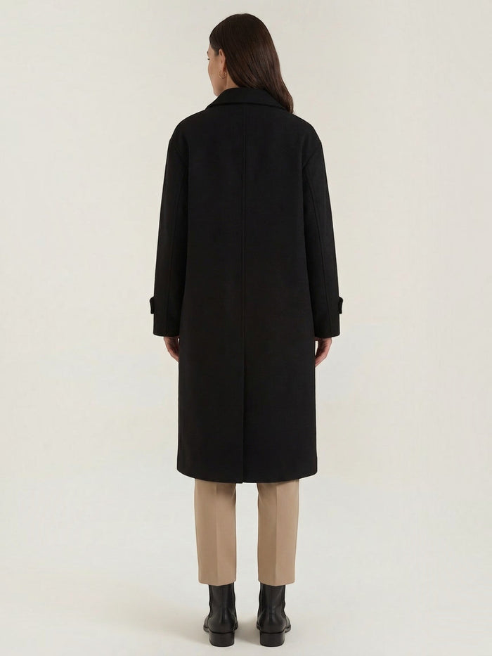 Martha Mantel mit Wolloptik-Stoff