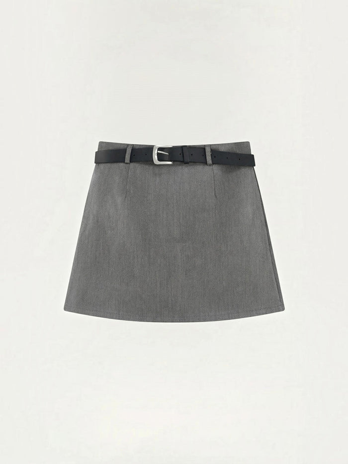 Michele Jupe Courte Avec Ceinture