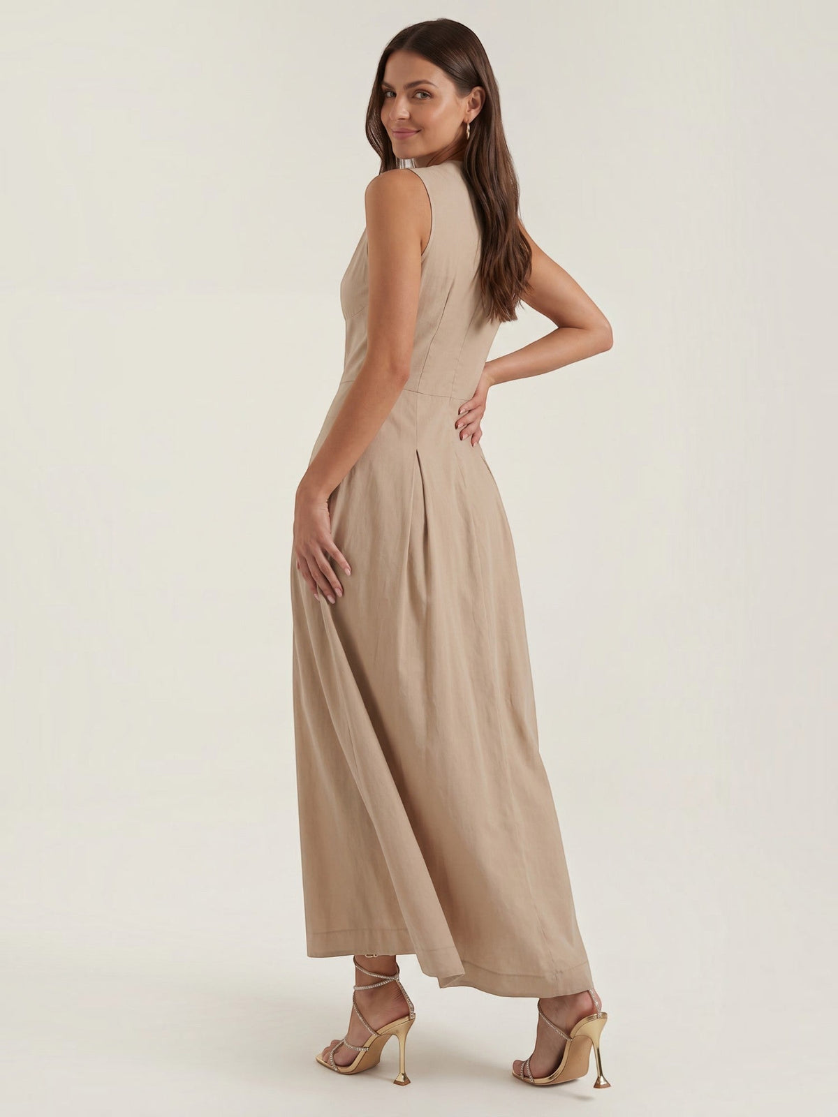 Nancy Robe Midi Évasée