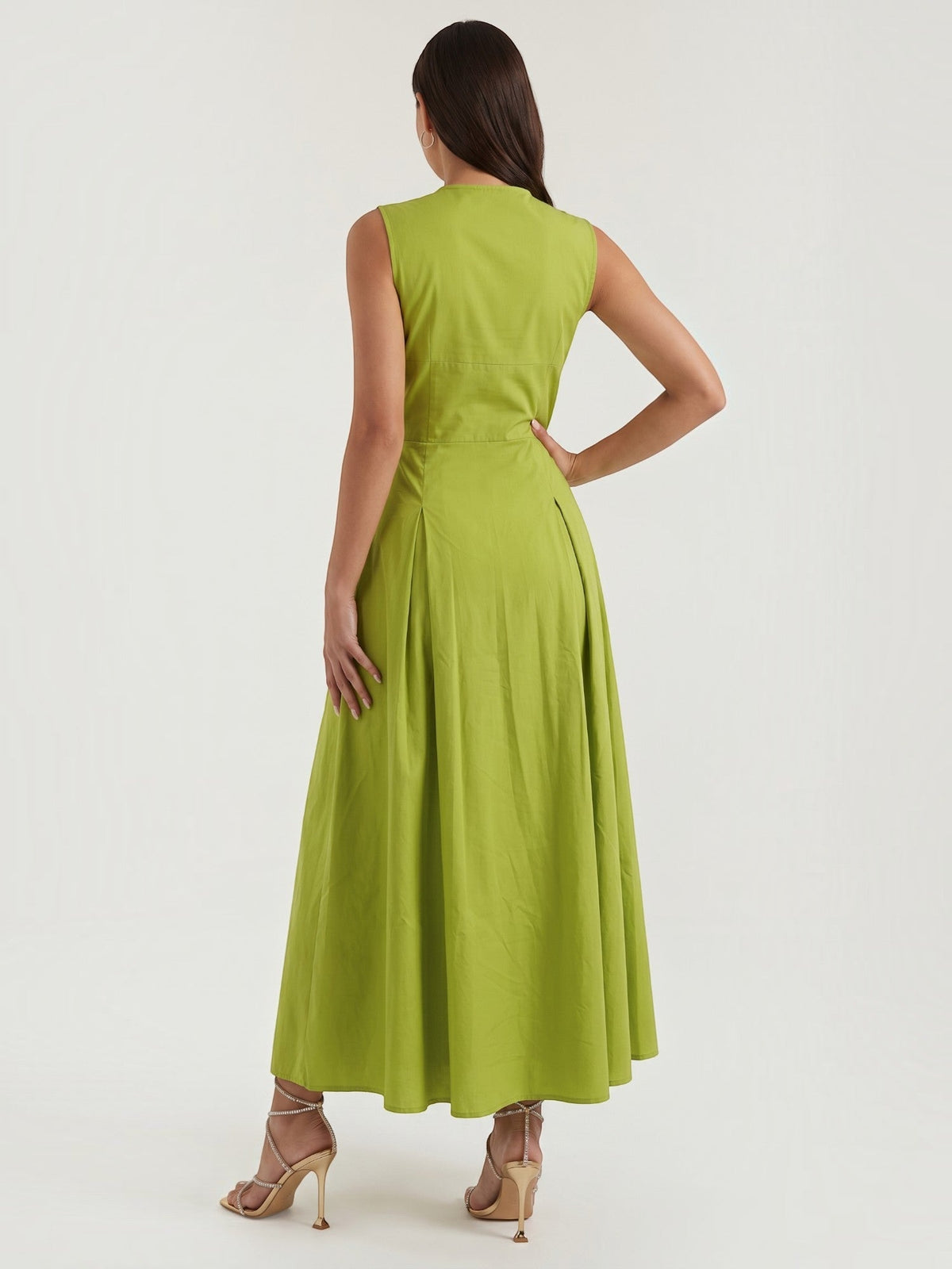 Nancy Robe Midi Évasée
