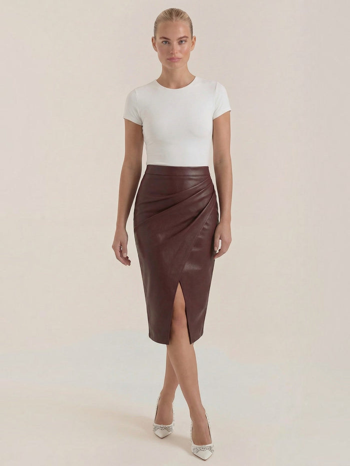 Natalie Jupe Midi Portefeuille