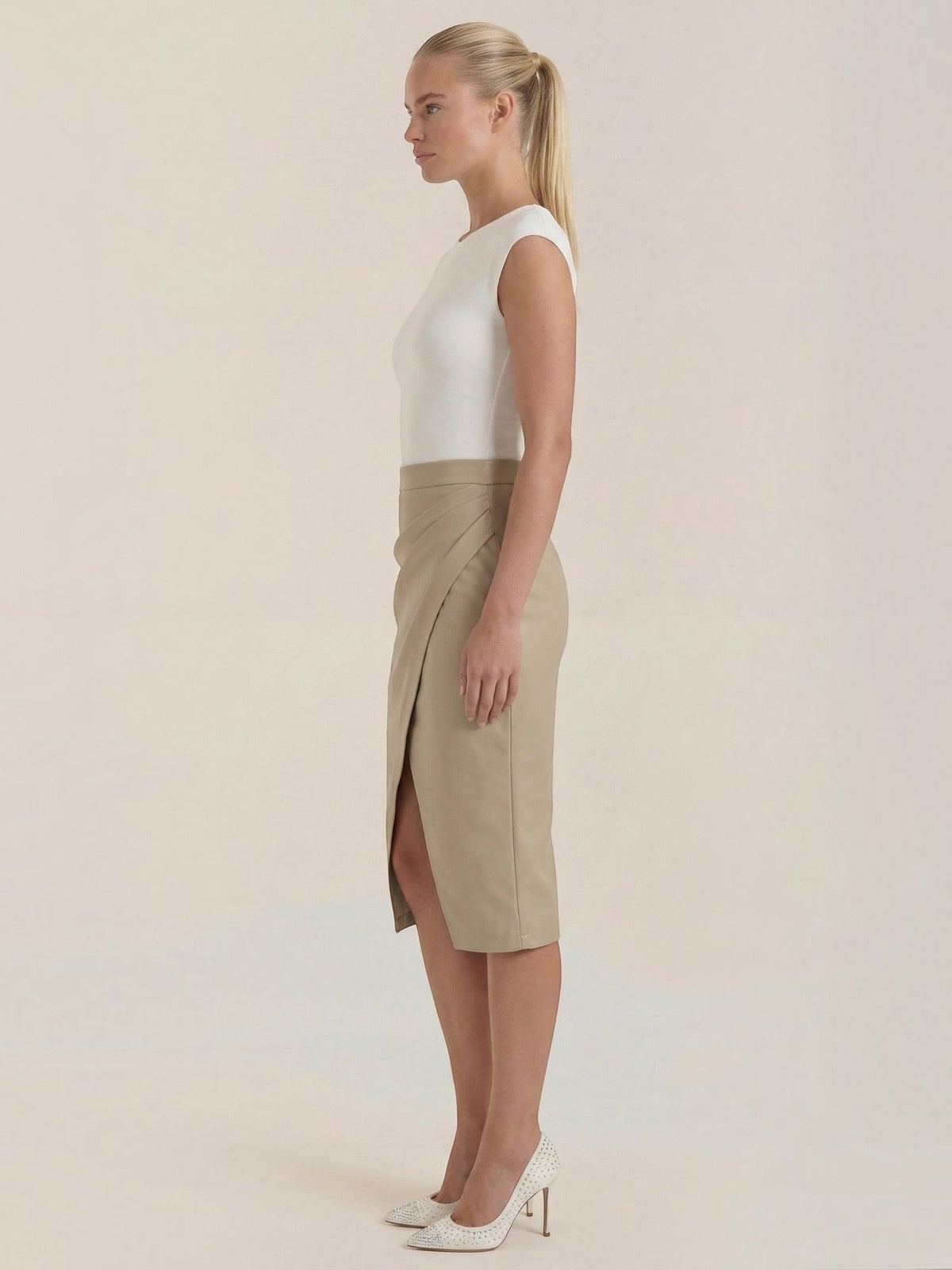 Natalie Jupe Midi Portefeuille