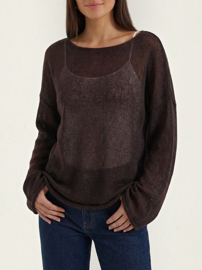Pam Pull À Maille Aérée