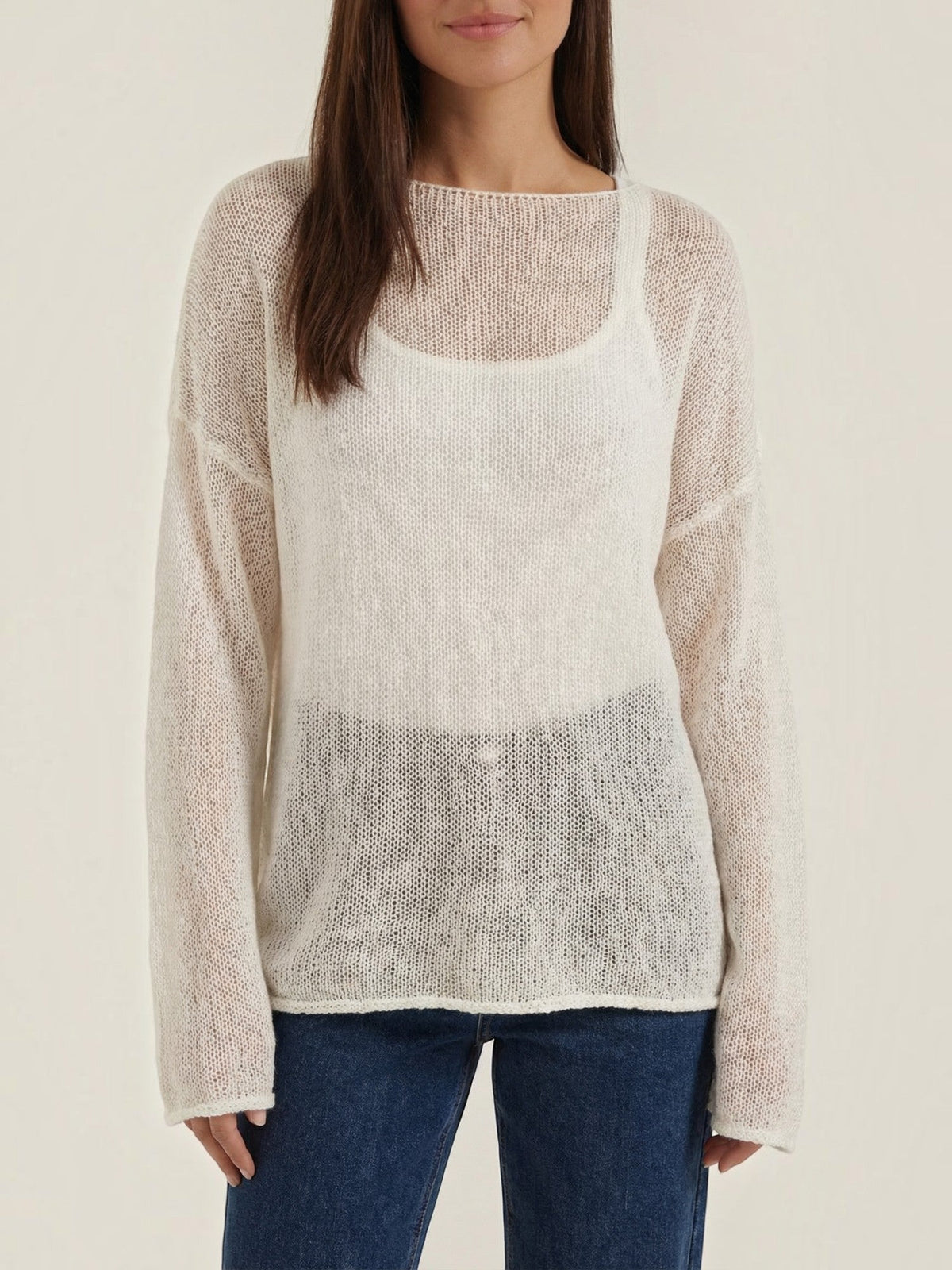 Pam Pull À Maille Aérée