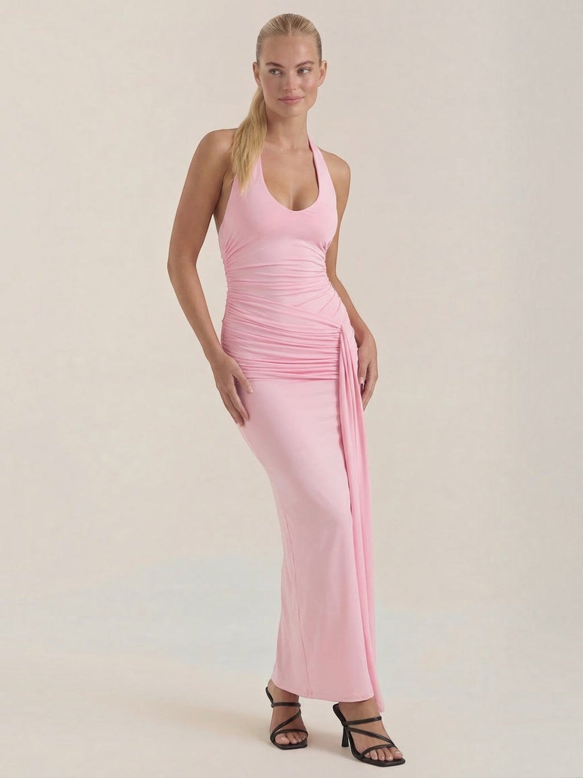 Paulette Maxi-Robe De Soirée À Encolure Dos Nu