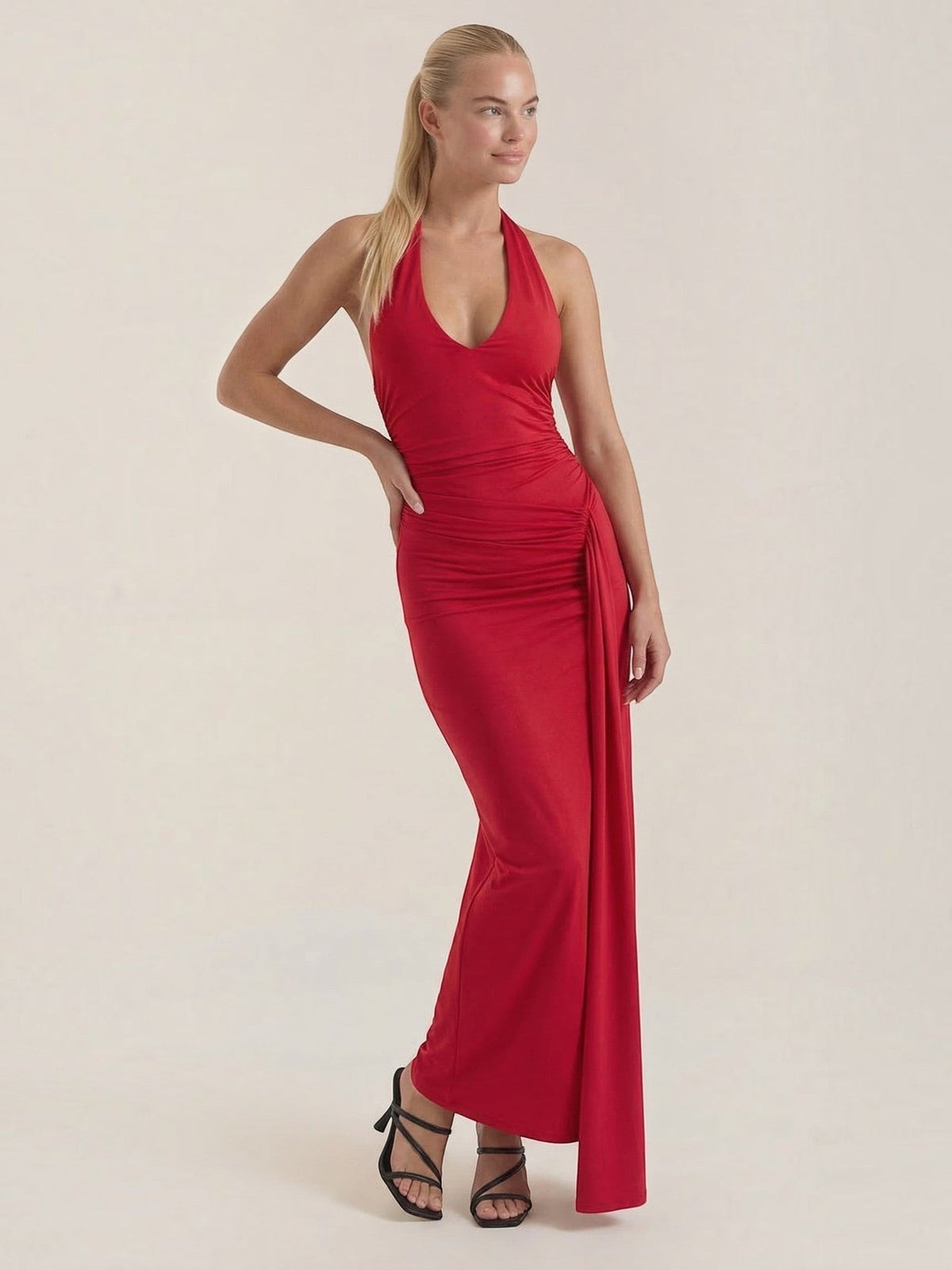 Paulette Maxi-Robe De Soirée À Encolure Dos Nu