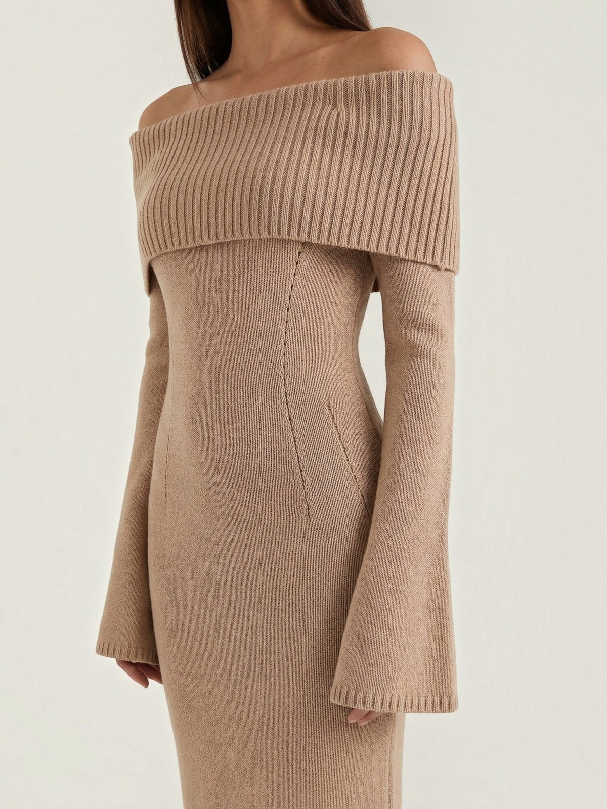 Quinlan Robe Longue En Maille