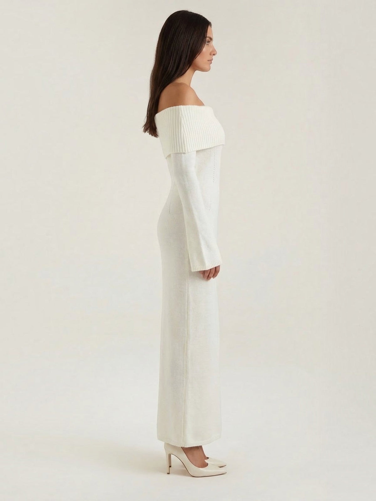 Quinlan Robe Longue En Maille