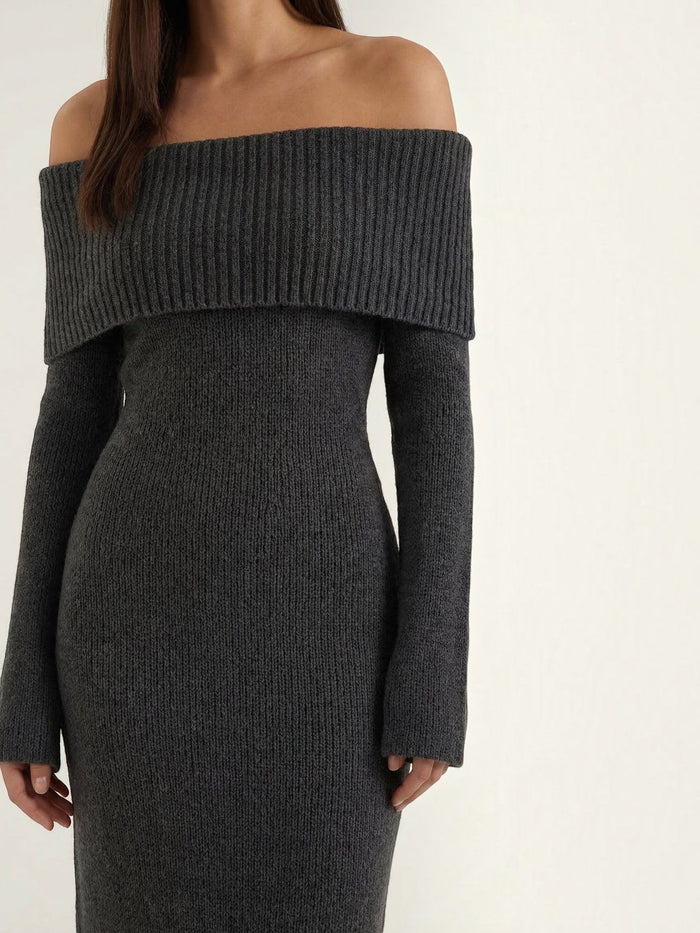Quinlan Robe Longue En Maille
