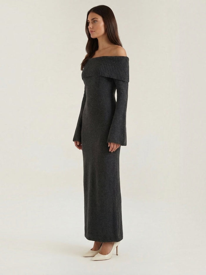 Quinlan Robe Longue En Maille