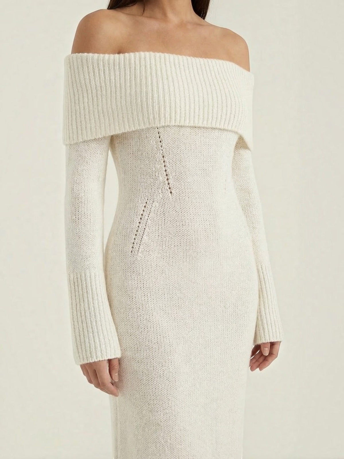 Quinlan Robe Longue En Maille