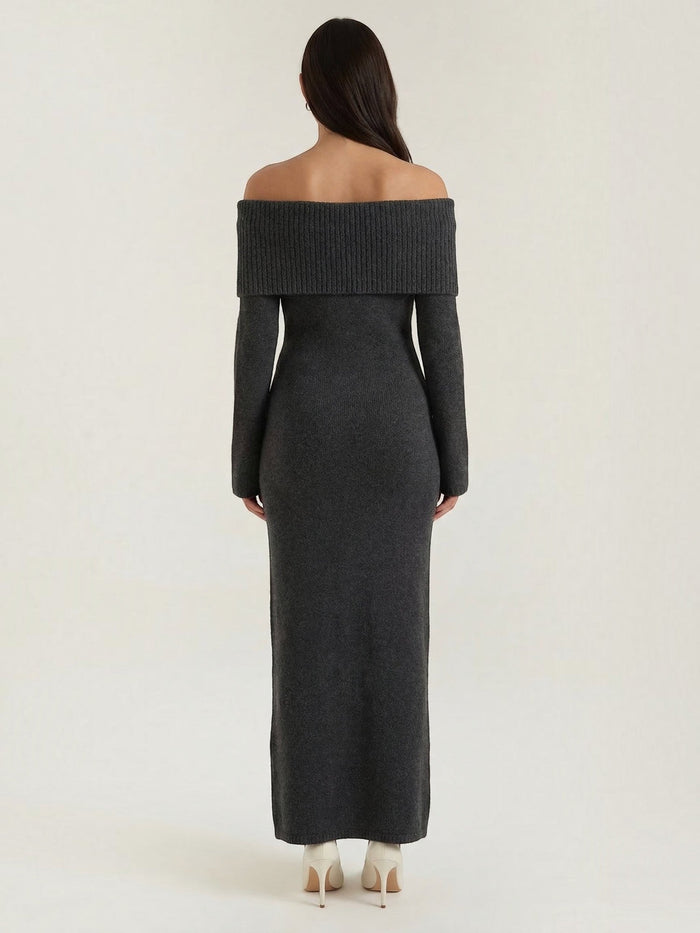 Quinlan Robe Longue En Maille