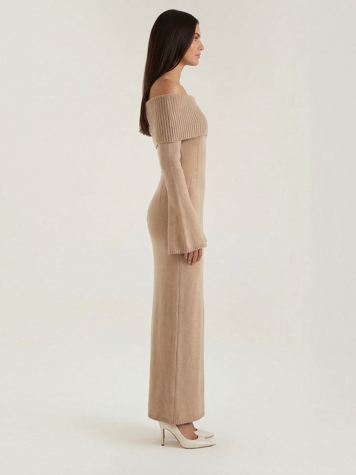 Quinlan Robe Longue En Maille