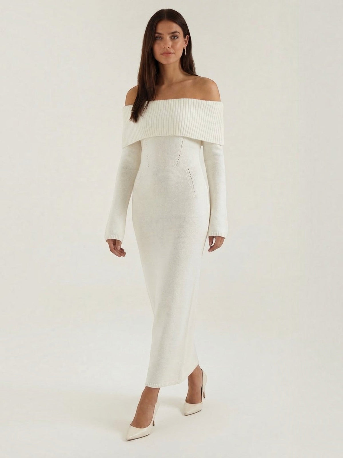 Quinlan Robe Longue En Maille