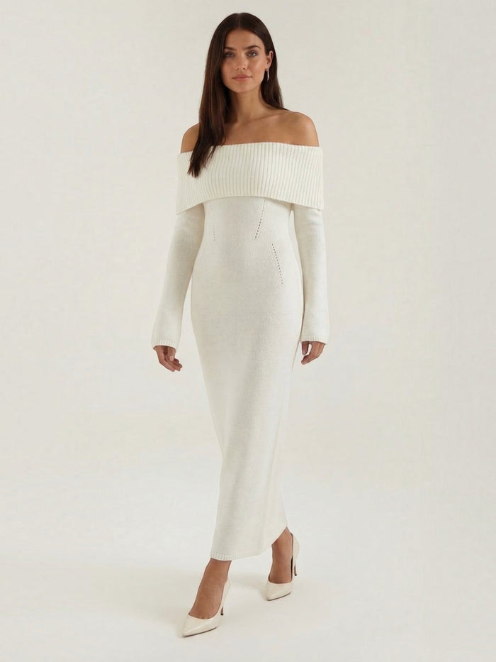 Quinlan Robe Longue En Maille