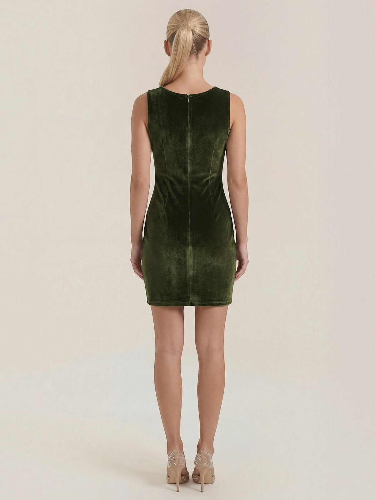 Rachelle Robe Courte En Velours