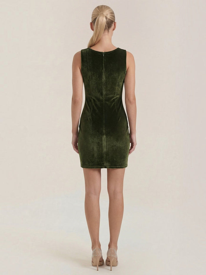 Rachelle Robe Courte En Velours