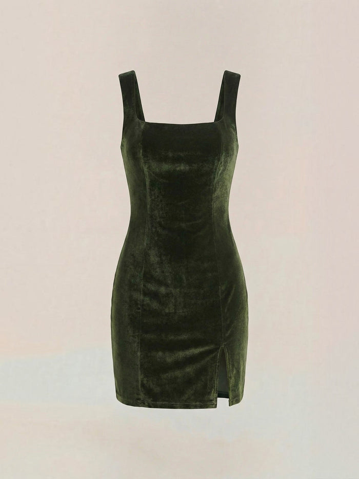 Rachelle Robe Courte En Velours