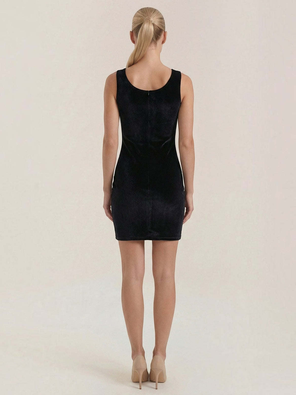 Rachelle Robe Courte En Velours