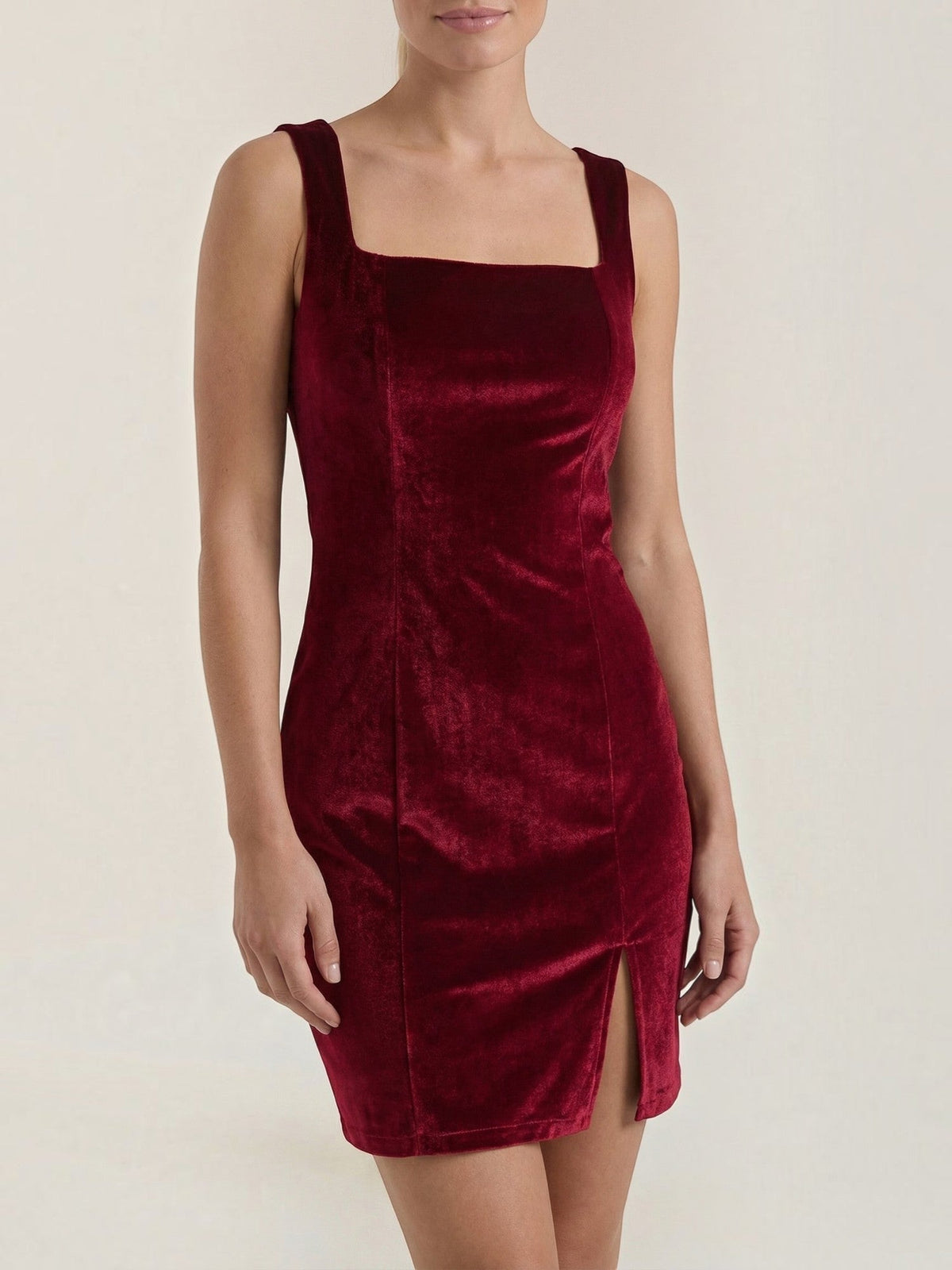 Rachelle Robe Courte En Velours