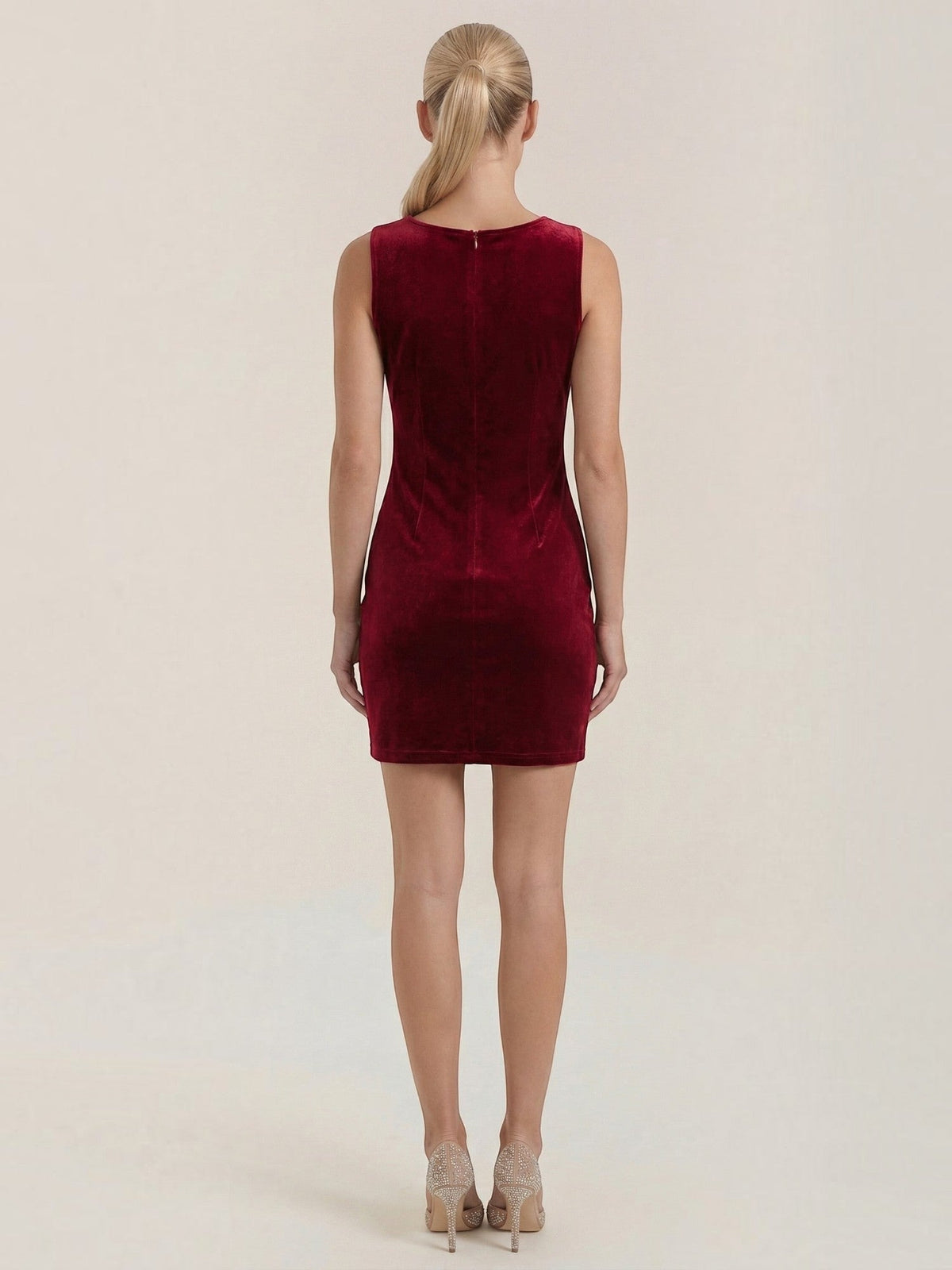 Rachelle Robe Courte En Velours